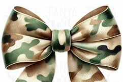 Coquette Camo Bow for Hunting Season, Camo Bow PNG Product Image 3