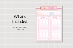 Debt Payoff Tracker Printable Financial Planner PDF Product Image 2