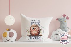 Tired OWL Sarcasm Sublimation design Funny Quote Animal Product Image 2