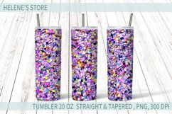Tumbler Sublimation Bundle | 20oz Skinny Tumbler Wrap Design Product Image 6