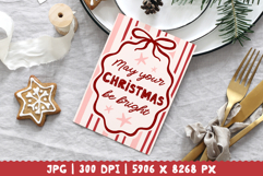 10 Coquette Christmas Wall Art Bundle | Retro Holiday Cards Product Image 2