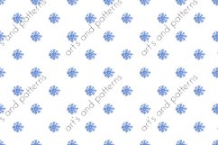 Watercolor pattern with Snowflakes |Snowflakes pattern Product Image 2