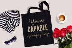You are capable of amazing things| positive affirmation svg Product Image 7