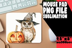 Spooky Pumpkin Animal Mouse Pad PNG Product Image 1
