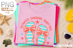 Saltwater Sunshine Sandy Toes png, Beach Summer DTF Product Image 2