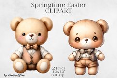 Cute Springtime Easter Clipart BUNDLE PNG. Product Image 9