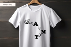 Bee Alphabet Bundle - SVG, PNG, DXF Product Image 5