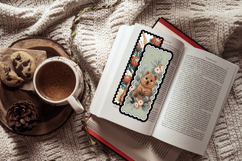 Scalloped Floral &amp; Cute Animal Bookmark Set,Botanical Book Product Image 7