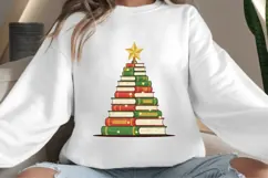 Bookish Christmas png design for T-shirts Product Image 4