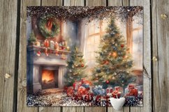 Watercolor Christmas | 8 xmas Sublimation Tumbler Designs Product Image 7