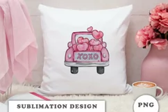 Valentine truck XOXO PNG Product Image 7