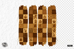 Coffee &amp; Bees Brush Stroke Clipart Product Image 1