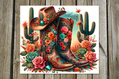 Western | 4 straight skinny tumbler sublimation designs PL2 Product Image 3