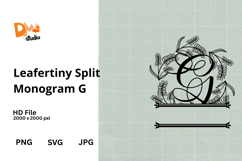 Leafertiny Split Monogram Product Image 1