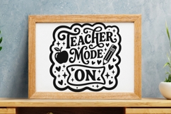 Teacher Mode On Svg, Back To School Svg, Funny Teacher Svg. Product Image 8