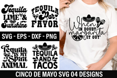 Cinco De Mayo SVG Design - Tequila Lime &amp; Sunshine Product Image 1