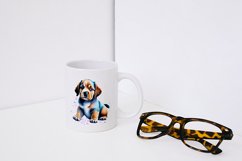 Cute Puppies Watercolor PNG Sublimation - 8 Designs Product Image 9