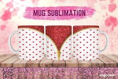 Valentines Mug Wrap | 11 oz | Sublimation Product Image 7