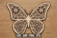 Floral Cut File for Cricut &amp; Laser Product Image 1