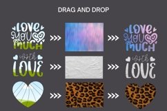 Valentine&#039;s Day CANVA Elements Frame Drag and Drop Your Des Product Image 7