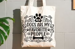 Dogs Are My Favorite People Svg, Dog Mom Svg, Dog Lover Svg. Product Image 8