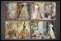 4 Vintage Double Sided Digital Papers I Junk Journal Page Product Image 2