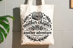 Another Chapter Another Adventure Svg, Book Lover Svg. Product Image 8
