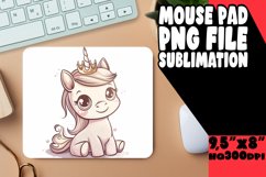 Festive Unicorn Fantasy Mouse Pads Product Image 1