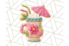 Summer Iced Cookie Clipart PNG, Cute Tropical Cookies Product Image 3