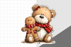 Teddy Bear Clipart, Whimsical Product Image 5