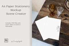 A4 Paper Mockup Scene Creator Product Image 1