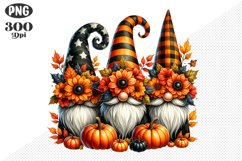 Halloween Gnomes Sublimation - Clipart PNG Design Product Image 1