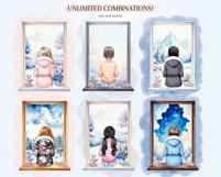 Winter Dreams Clipart Portrait Creator Product Image 4