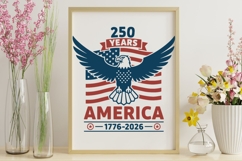 America 250 Years Anniversary Svg, Fourth Of July Svg. Product Image 8