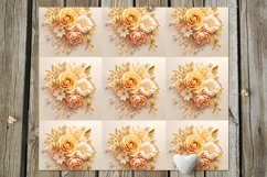 3D papercut Flowers with pearl | 8 Skinny tumbler designs Product Image 7