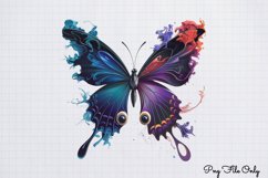 Smoke Butterflies Clipart PNG Product Image 1