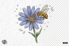 1920 Botanical Summer Wildflowers Clipart Product Image 1