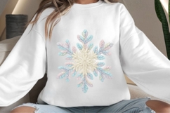 Christmas snowflake png design for T-shirts Product Image 4