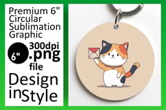 Delightful Animal Decor - Sublimation Round Product Image 1