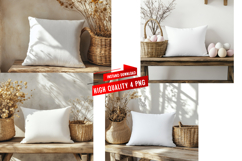 White Pillow Mockup,Mockup,Pillow Mockup Home Decor Designs Product Image 1
