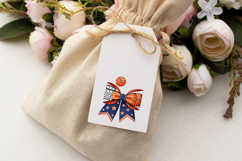 Basketball Mom Coquette Bow Clipart, basketball mom bow Product Image 6