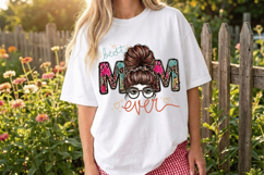 Best Mom Ever PNG sublimation | Mother's Day PNG T-Shirt Product Image 7