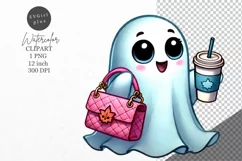 Halloween clipart, Ghost clipart, Autumn clipart Product Image 1