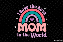 Best Mom in the world SVG Design | Mother&#039;s day Svg | Mom Product Image 1