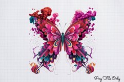 Smoke Butterflies Clipart PNG Product Image 1