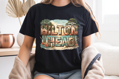 Hilton Head PNG, Vintage South Carolina Beach Sublimation Product Image 8