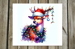 Christmas Deer | 4 funny Skinny tumbler sublimation designs2 Product Image 3