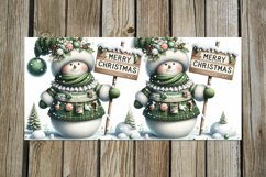 Christmas Snowman | cute Xmas Sublimation Mug design bundle Product Image 7