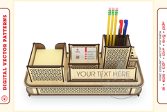 Office Organizer v16 - laser cut file - Glowforge ready SVG Product Image 7