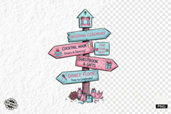 Summer Wedding Signspots Clipart Product Image 1